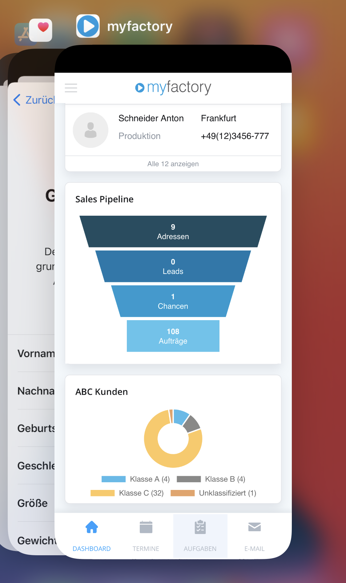 myfactory.Mobile als Progressive Web App 1