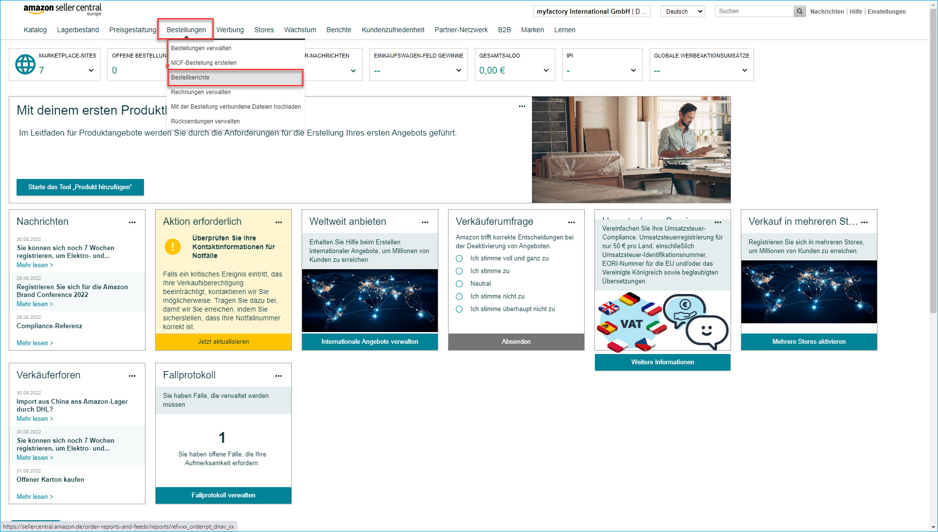 Amazon-Schnittstelle (SP-API) einrichten und nutzen 27