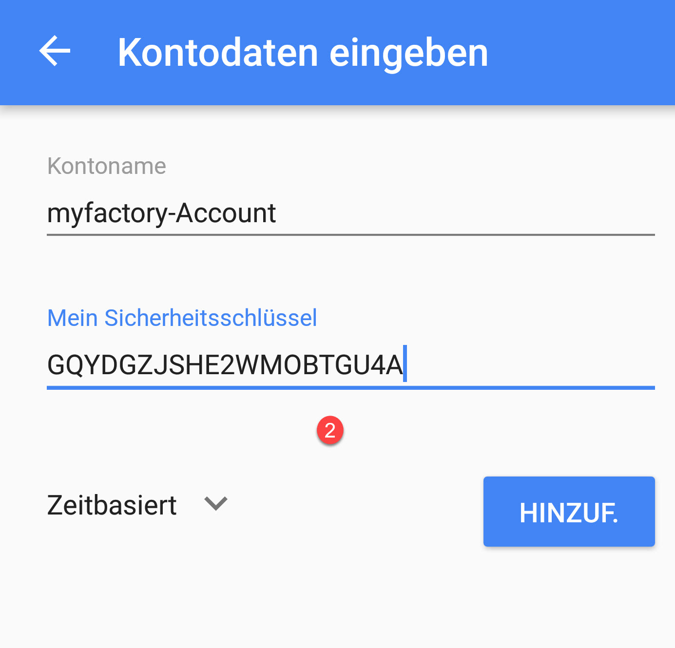 Sicherheit: So nutzen Sie die Zwei-Faktor-Authentifizierung in der myfactory 11