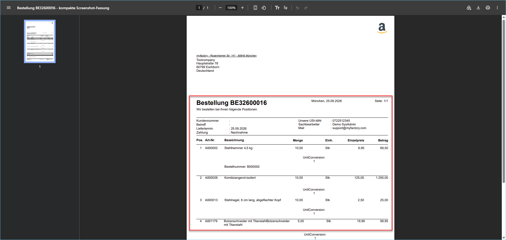 AI Import Verkaufsbeleg 9