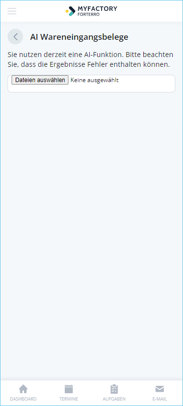 AI-Microservices: So einfach nutzen Sie den AI-Wareneingangsimport in Myfactory.Phone 2