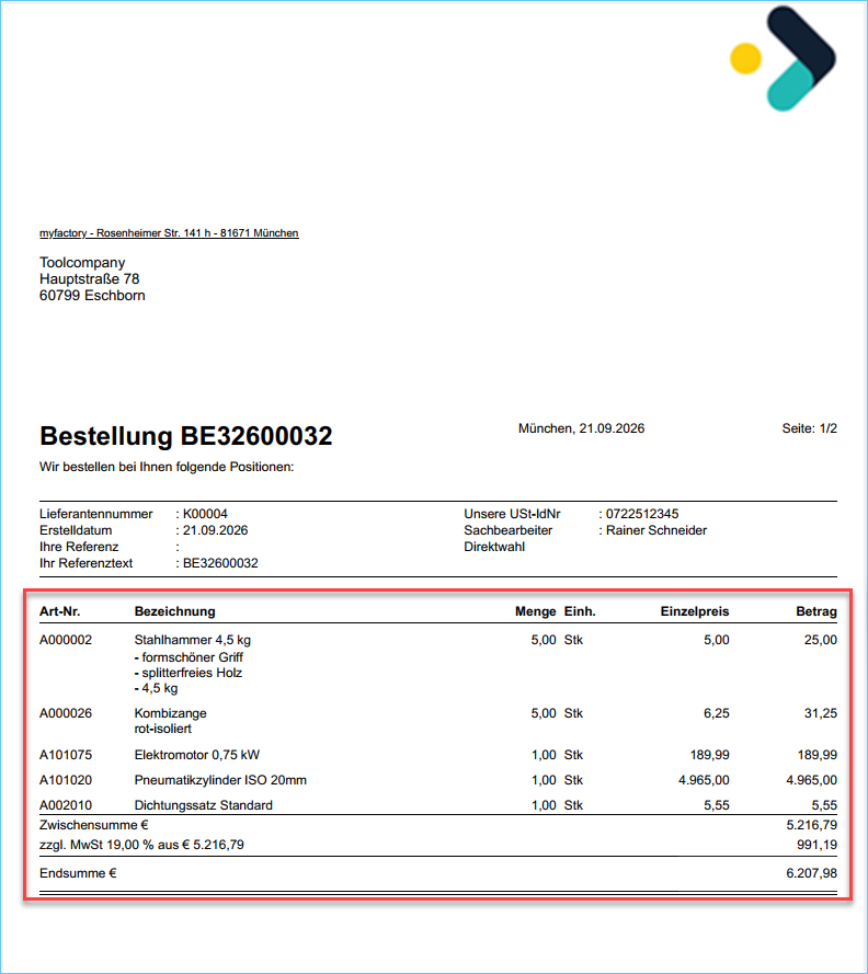 AI-Microservices: So einfach nutzen Sie den AI-Wareneingangsimport in Myfactory.Phone 10