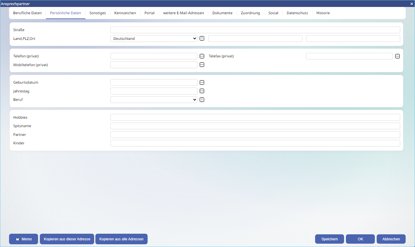 Register Ansprechpartner 8