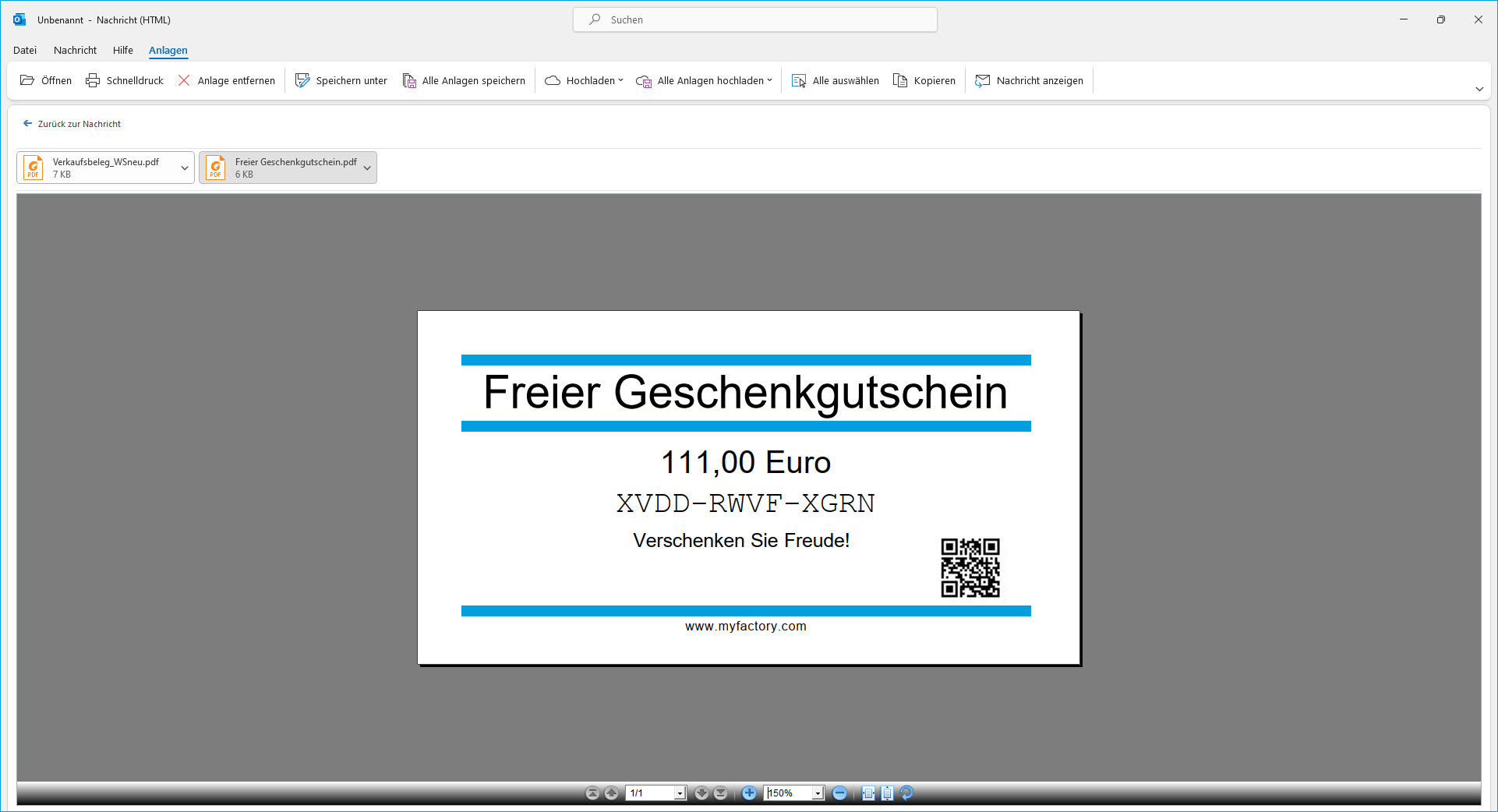 So funktioniert der Gutscheinverkauf im Webshop 19