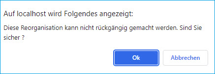 Vertreter-Statistikreorganisation 2