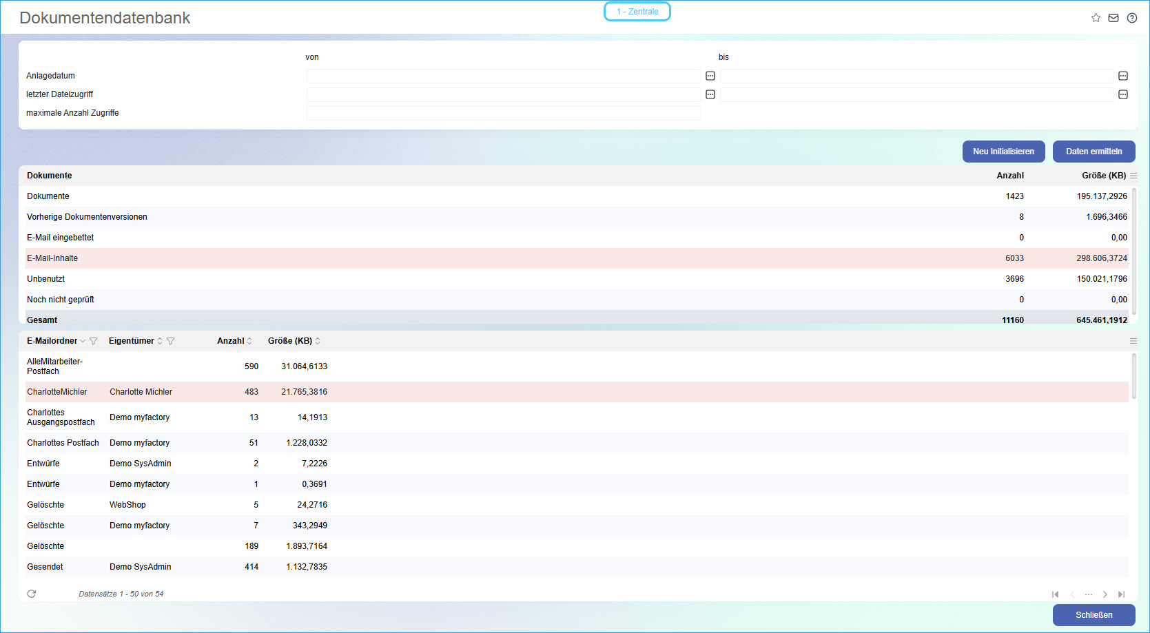 Dokumentendatenbank 0