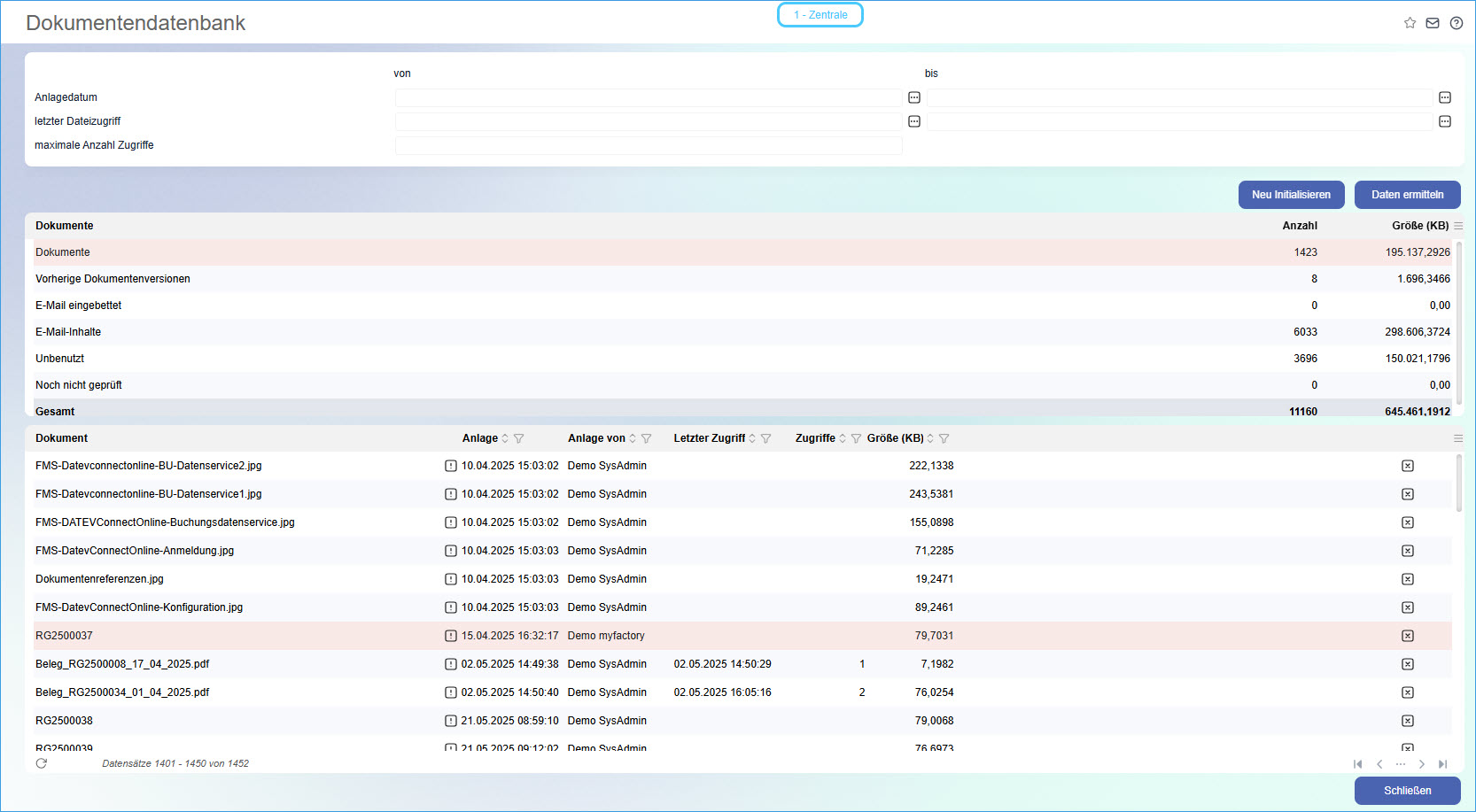 Dokumentendatenbank 5