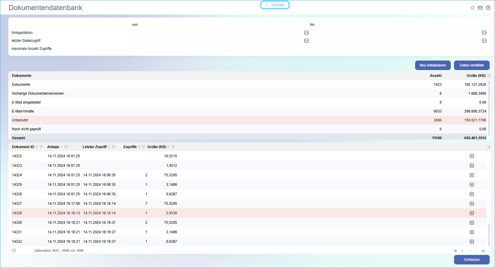 Dokumentendatenbank 8