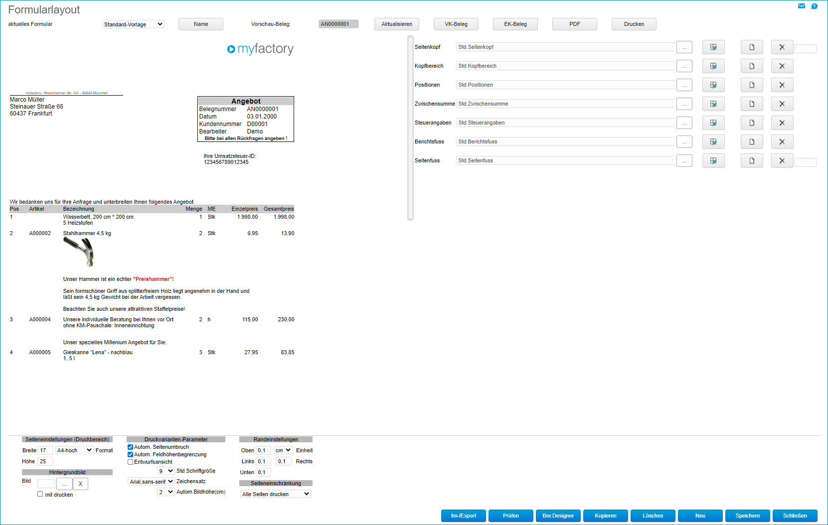 Formularlayout 0