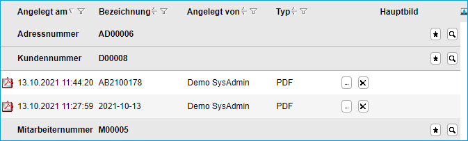 Register Belegverarbeitung 3