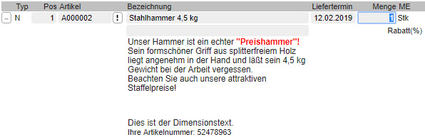 Register Verkauf 6