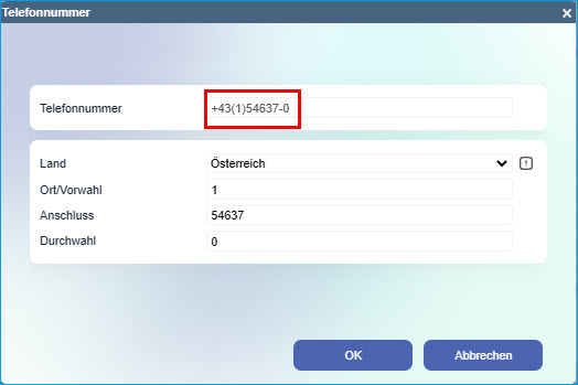 Register Stammdaten 5