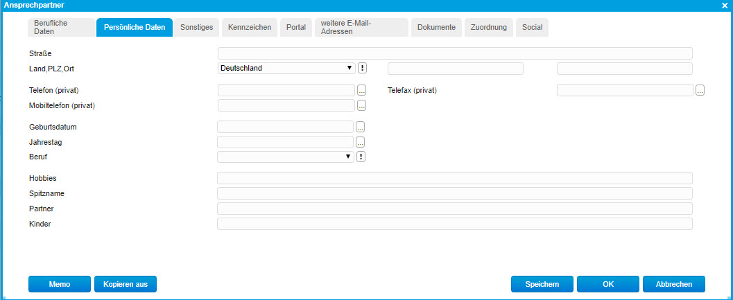 Register Ansprechpartner 7