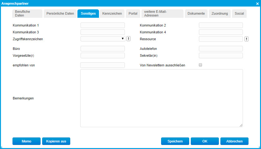 Register Ansprechpartner 8