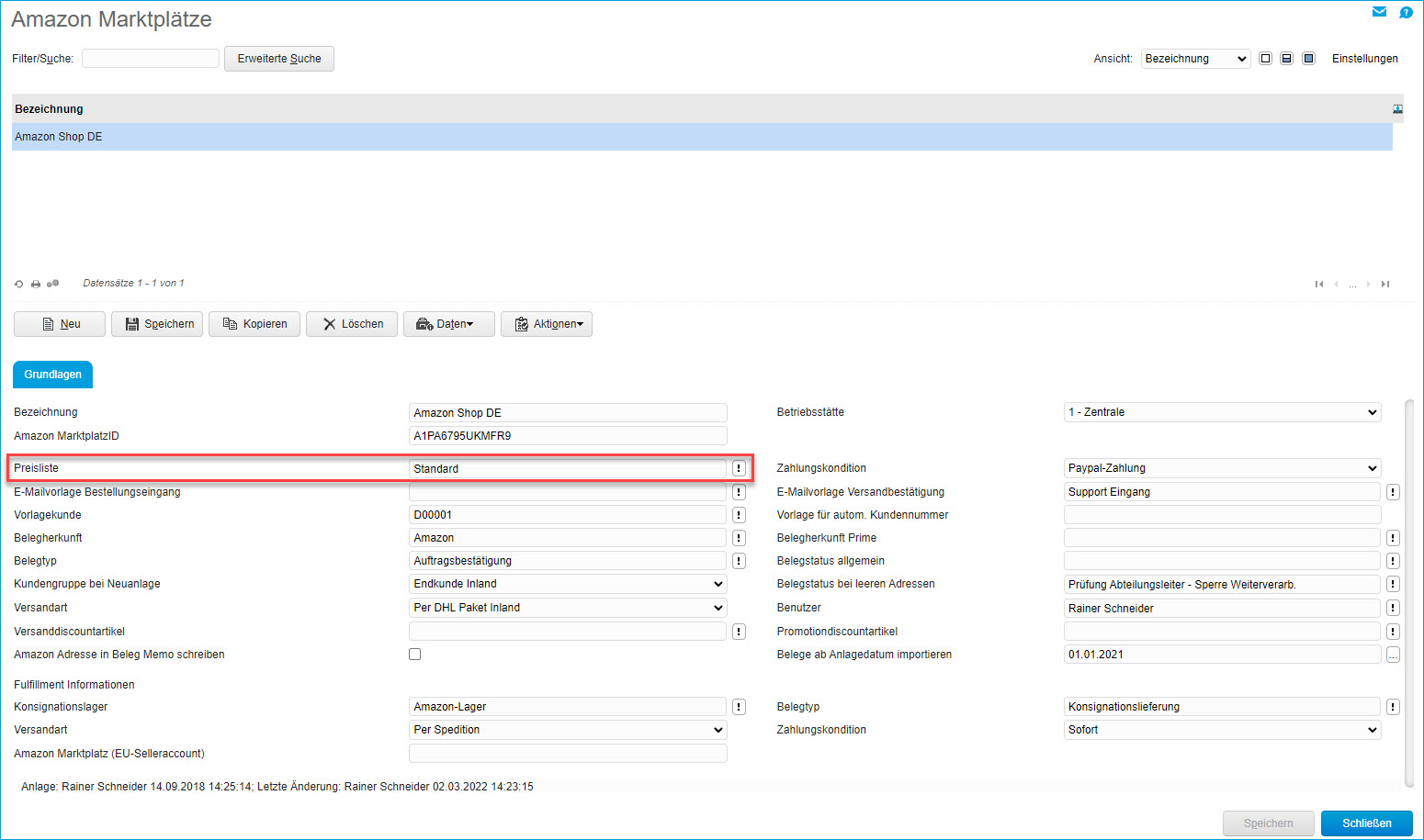 Amazon-Schnittstelle (SP-API) einrichten und nutzen 19