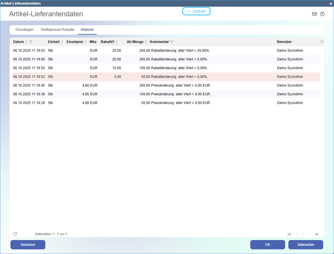Schaltfläche Daten 15