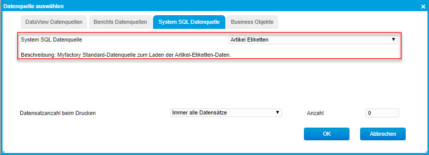 So erstellen Sie Ihre eigene Druckvariante für den Artikel-Etikettendruck 3