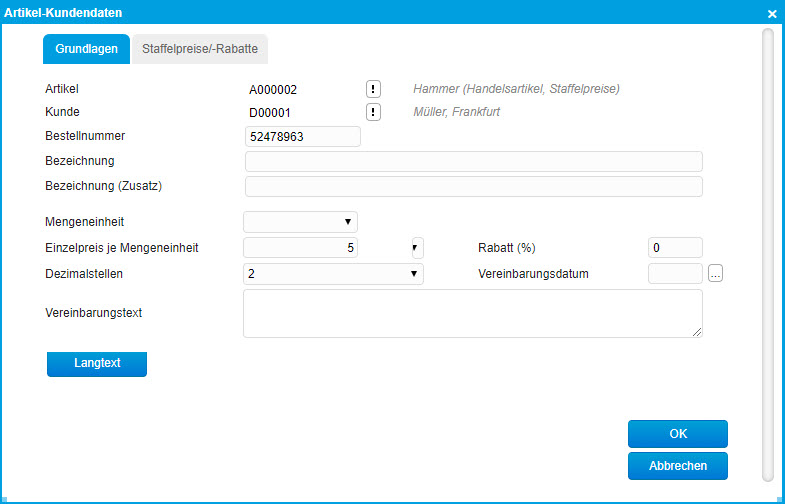 Schaltfläche Daten 17
