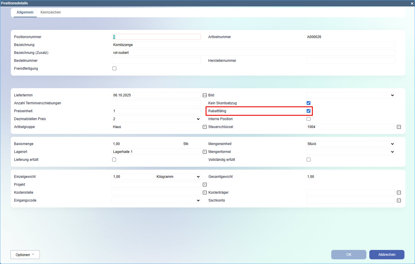 Schaltfläche Daten 9
