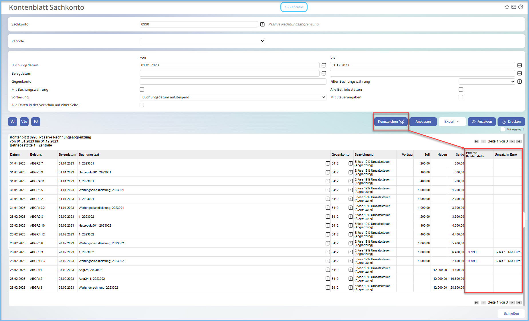 Die Buchungserfassung 7