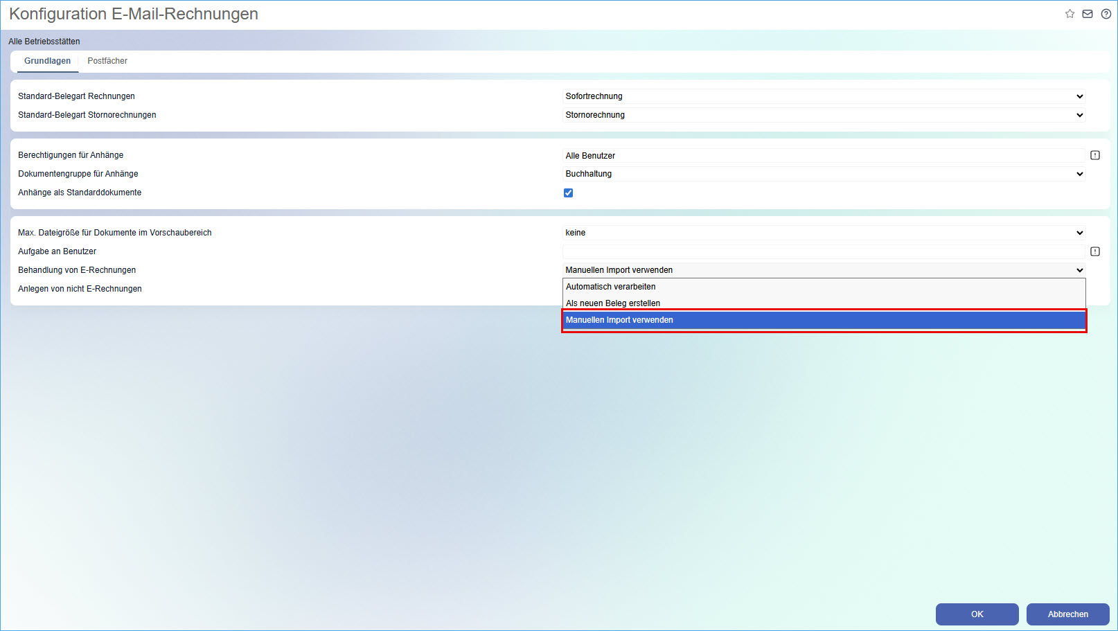 E-Rechnungseingang 4