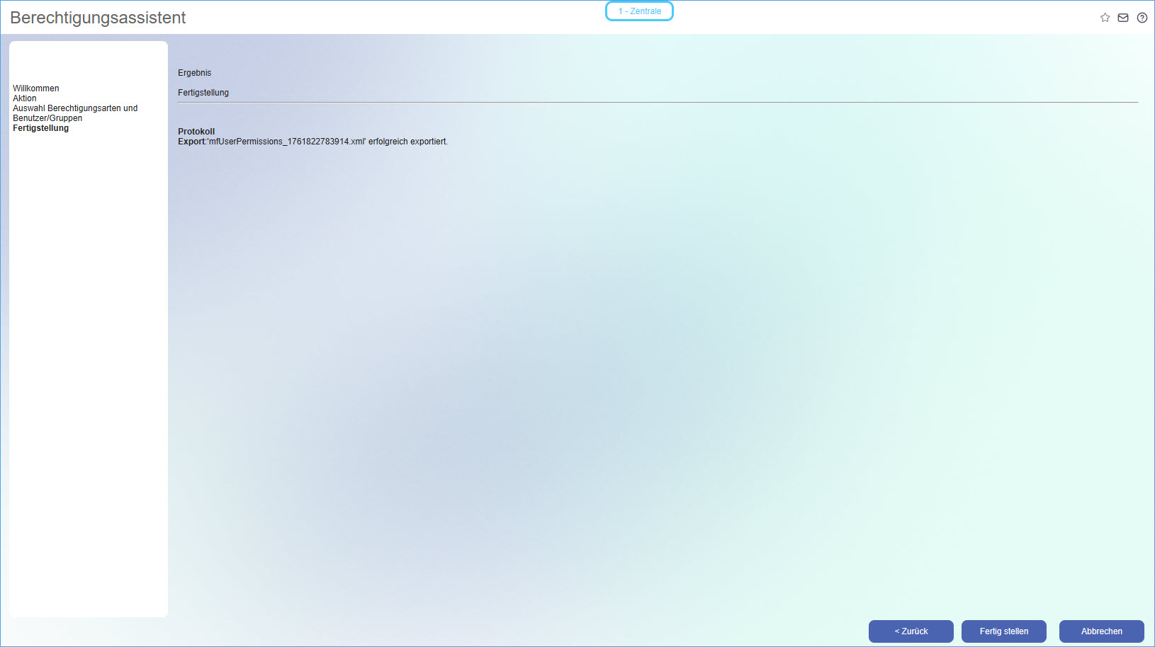 Berechtigungsassistent 2