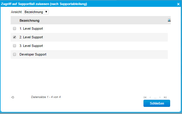Datensatzberechtigungen 2
