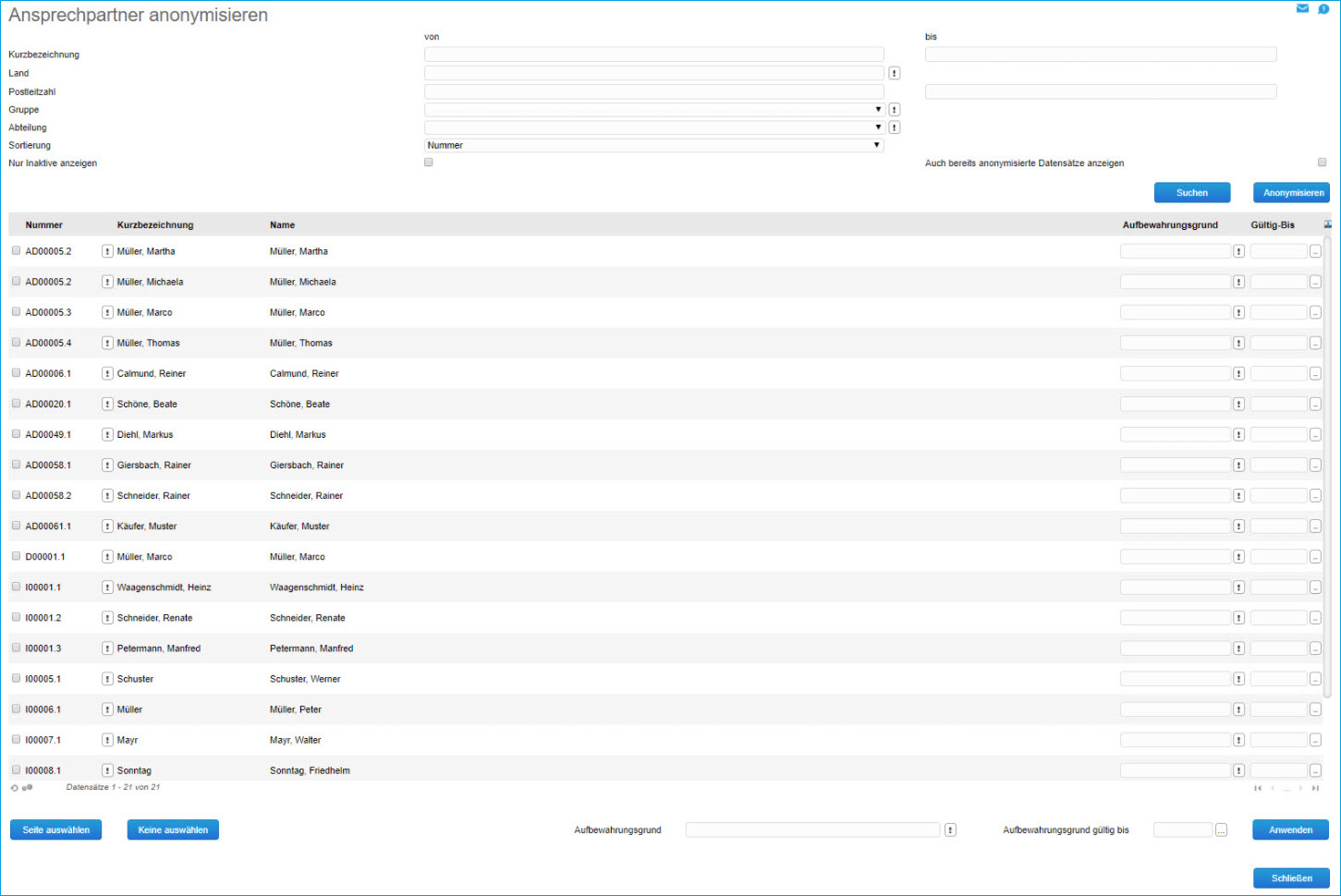 EU-DSGVO: So nutzen Sie den Anonymisierungsassistenten 15