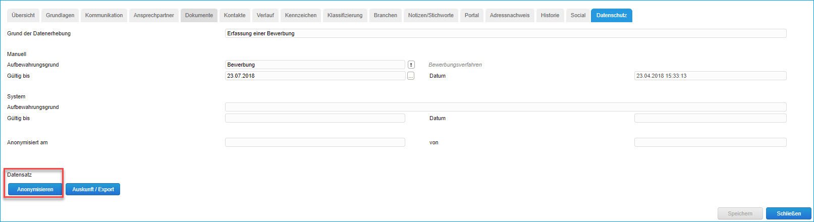 EU-DSGVO: So nutzen Sie den Anonymisierungsassistenten 11