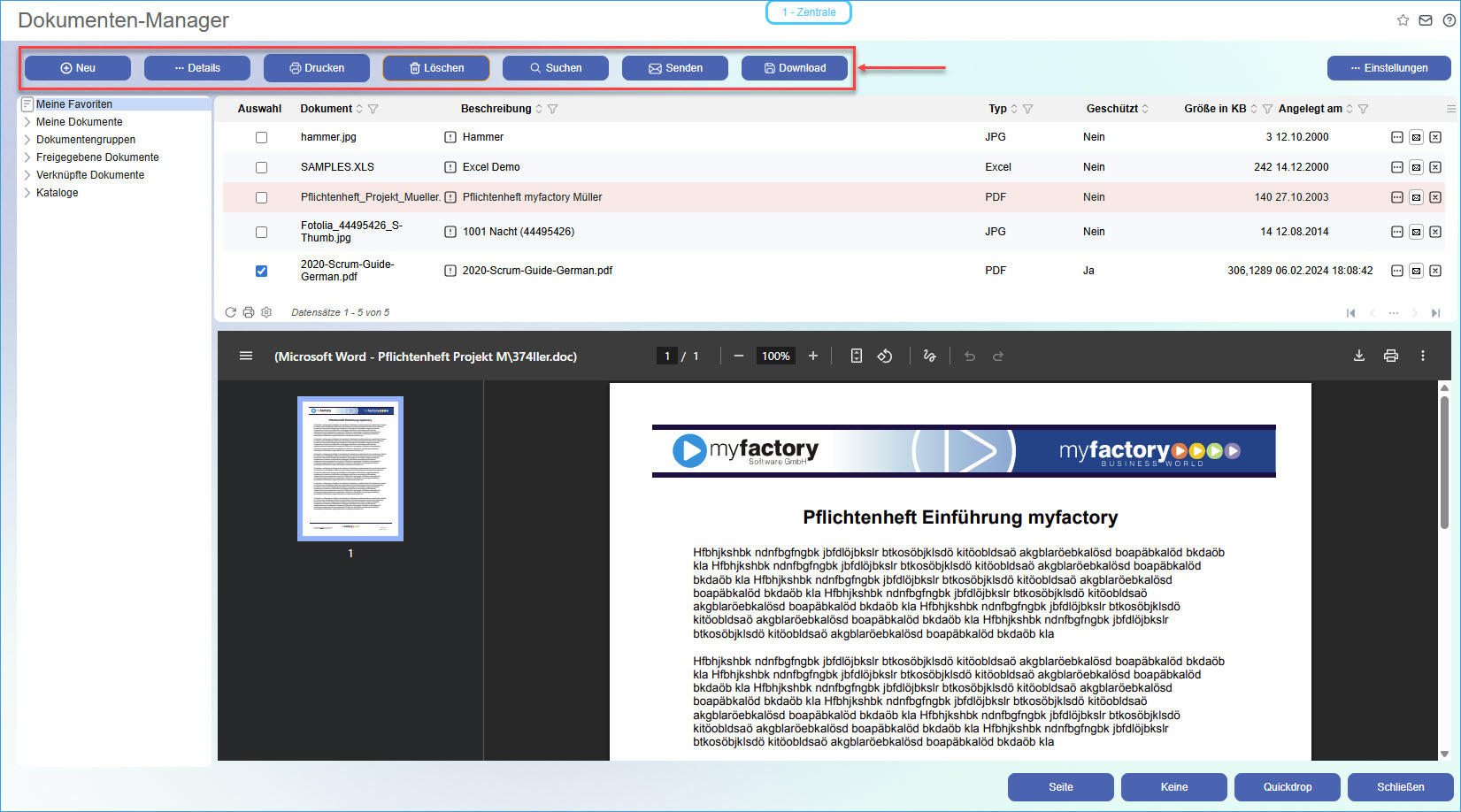 Dokumenten-Manager 1