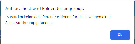 Teilrechnung mit Ausweis in Schlussrechnung 7