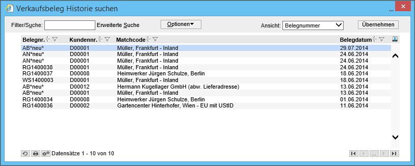 Schaltfläche Suchen 2