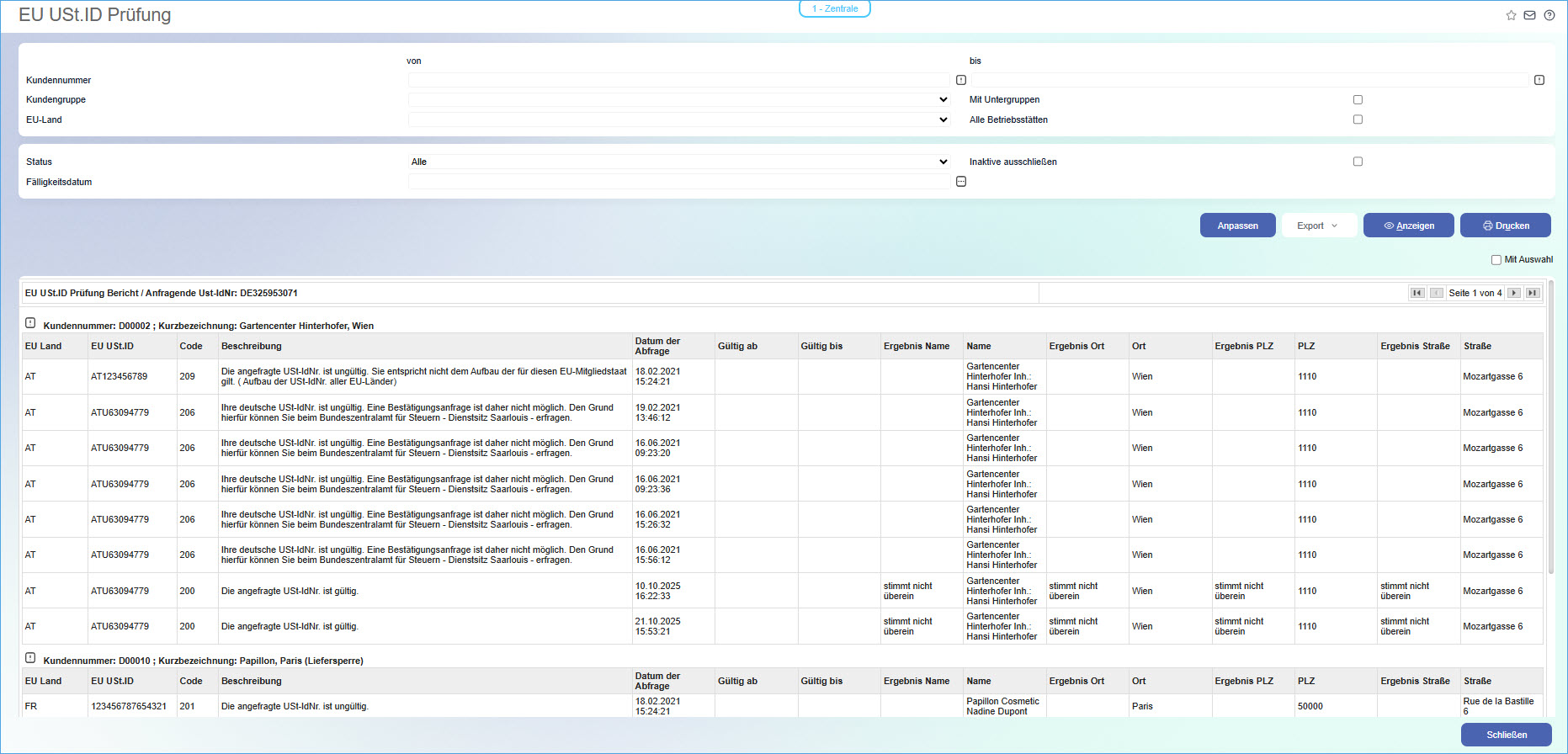 Kunden Prüfung Bericht 0