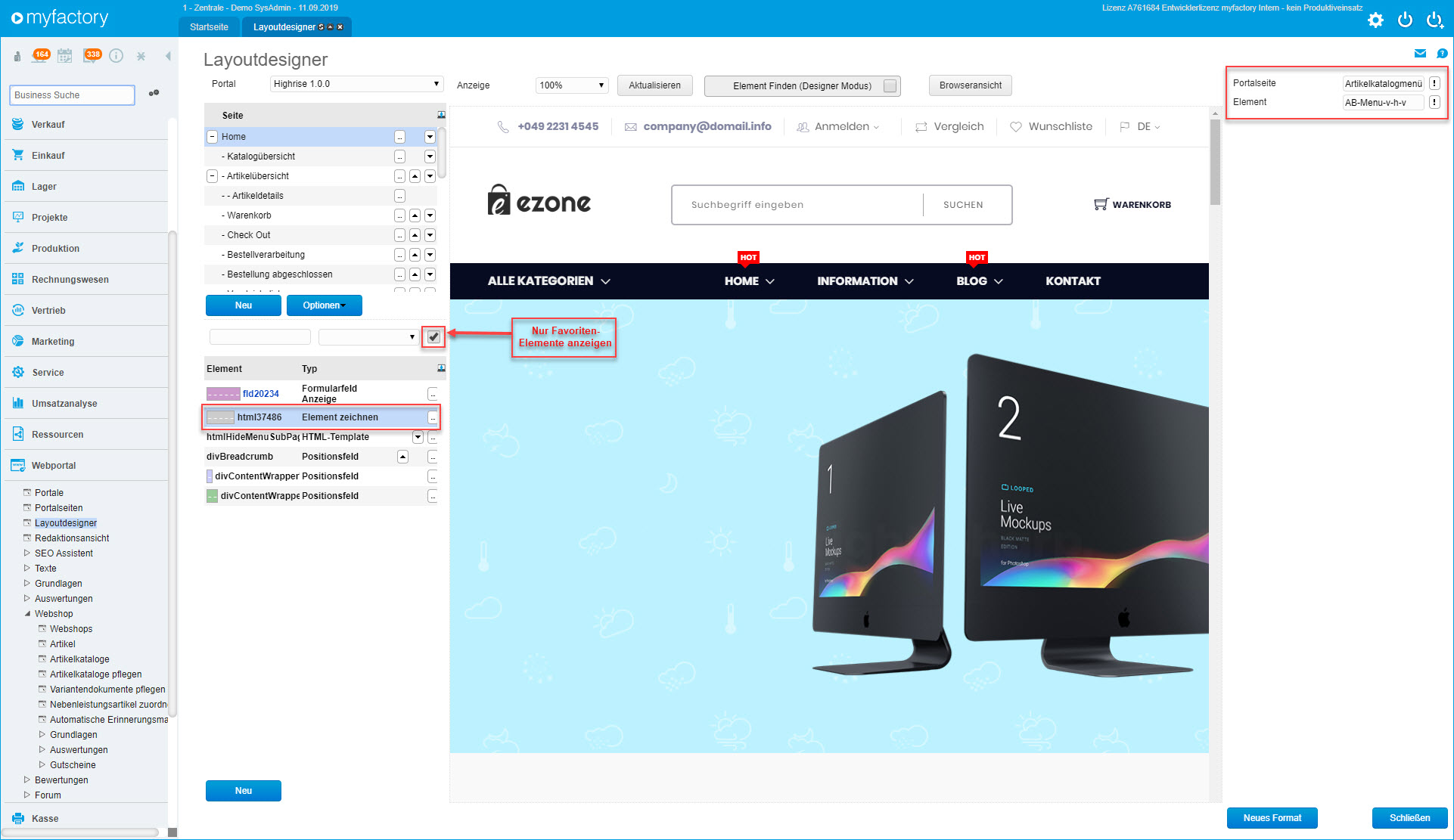 So passen Sie unser Highrise-Shoptemplate an 19