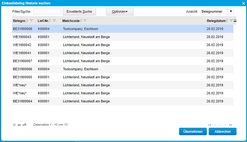 Einkaufsbelegerfassung 6