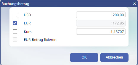 Die Buchungserfassung 30