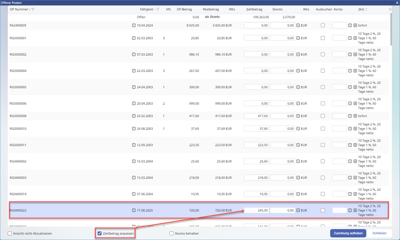 Die Buchungserfassung 41