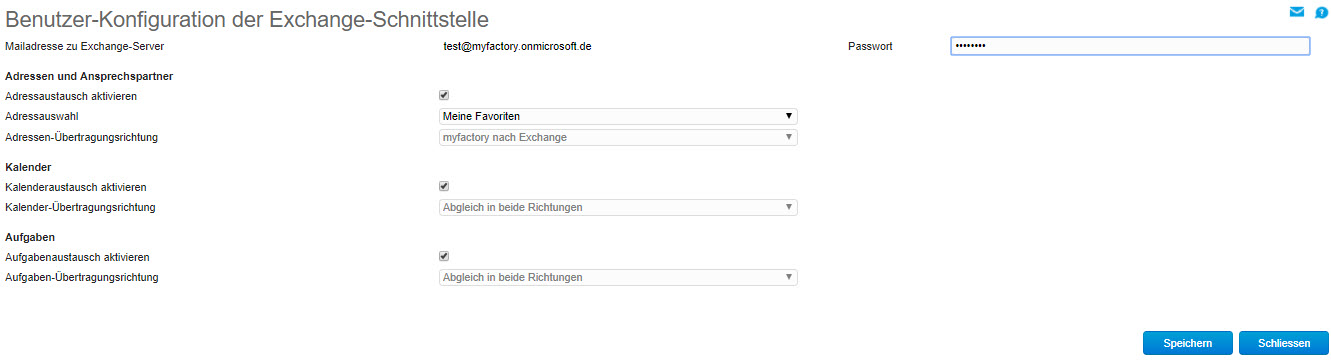 Exchange-Schnittstelle 17
