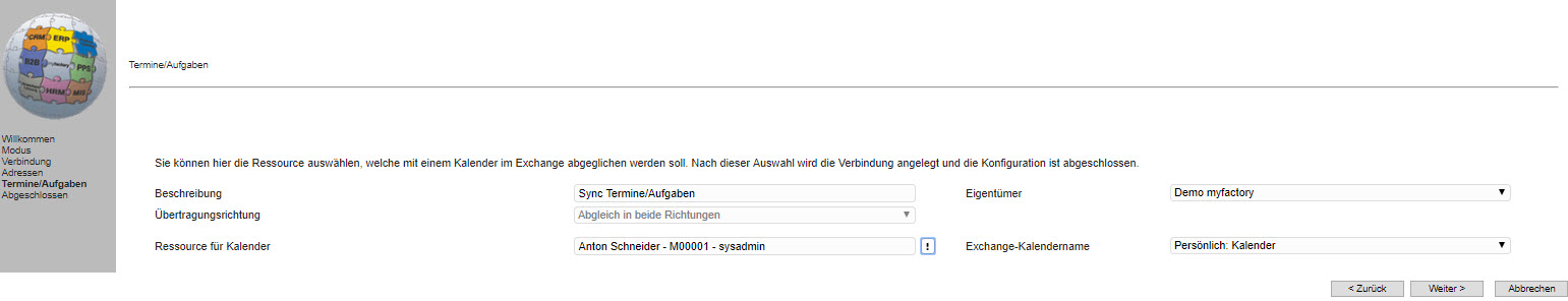 Exchange-Schnittstelle 29