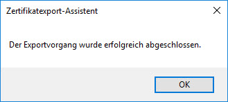 E-Mail-Zertifikat installieren und konfigurieren (mit Internet Explorer und Chrome) 10