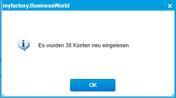 Neue Sachkonten einlesen 1
