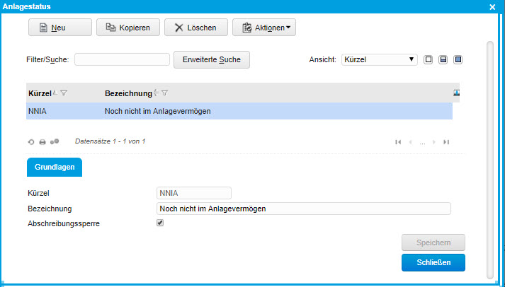 Register Grundlagen 1