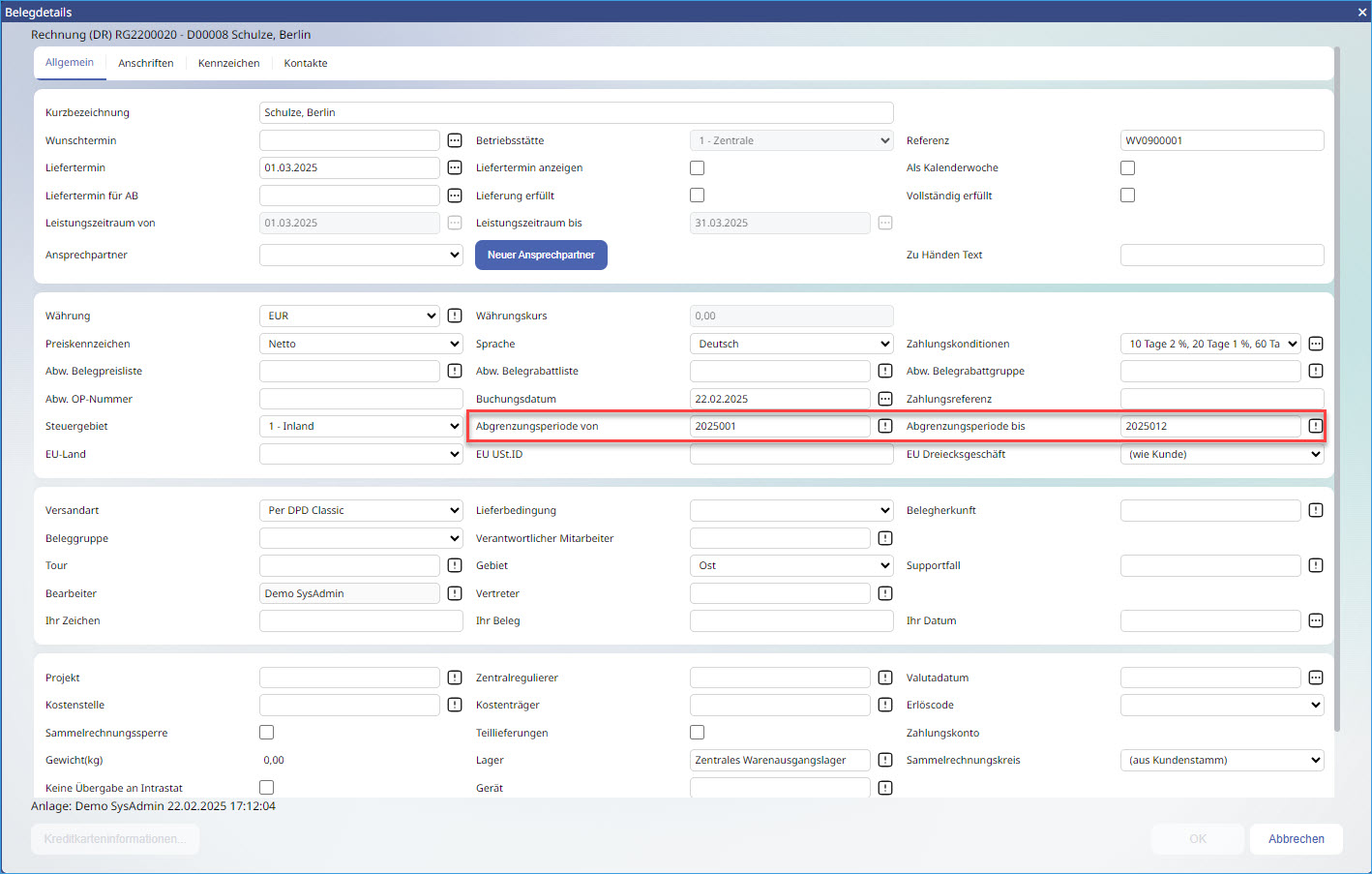 Abgrenzungsbuchungen in myfactory abbilden 4