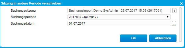 Sitzung in andere Periode verschieben 1