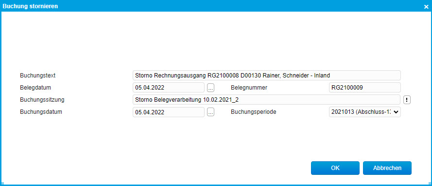 Die Buchungserfassung 17