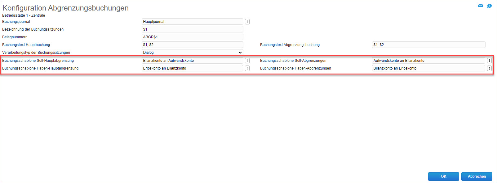Abgrenzungsbuchungen in myfactory abbilden 3