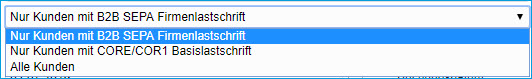 Lastschriftenvorschlag erstellen 1