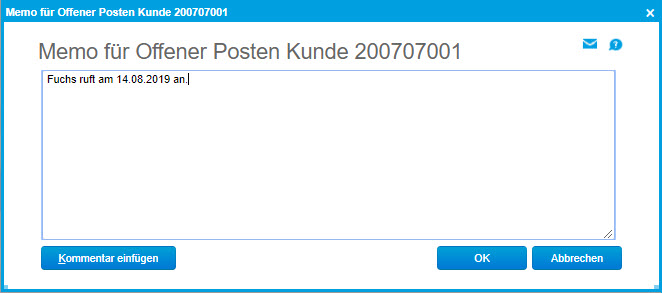 Fälligkeitsübersicht Kunden 3