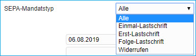 Lastschriftenvorschlag erstellen 2