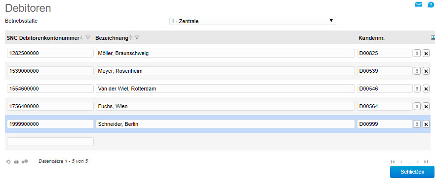 Debitoren 0